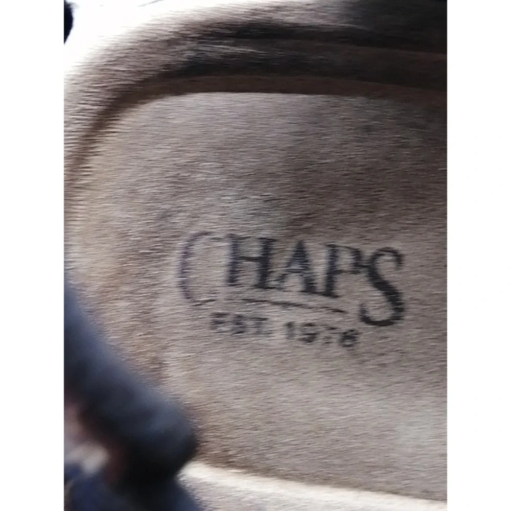 Chaps Sandals Mens Fairfax Briar Brown 9 Leather Sport Shoes Hook Loop 96-23199